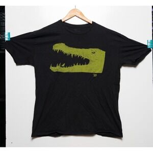 Crocodile Bird Ames Bros T-Shirt Men's Black Size XL